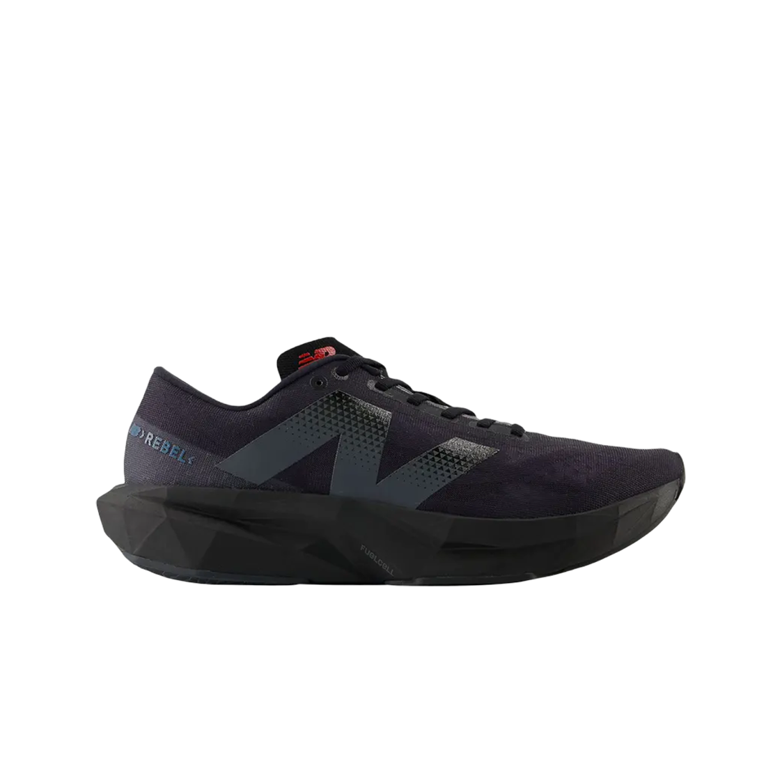 뉴발란스 퓨어셀 레벨 v4 블랙 그래픽 - D 스탠다드(New Balance FuelCell Rebel v4 Black Graphic - D Standard)