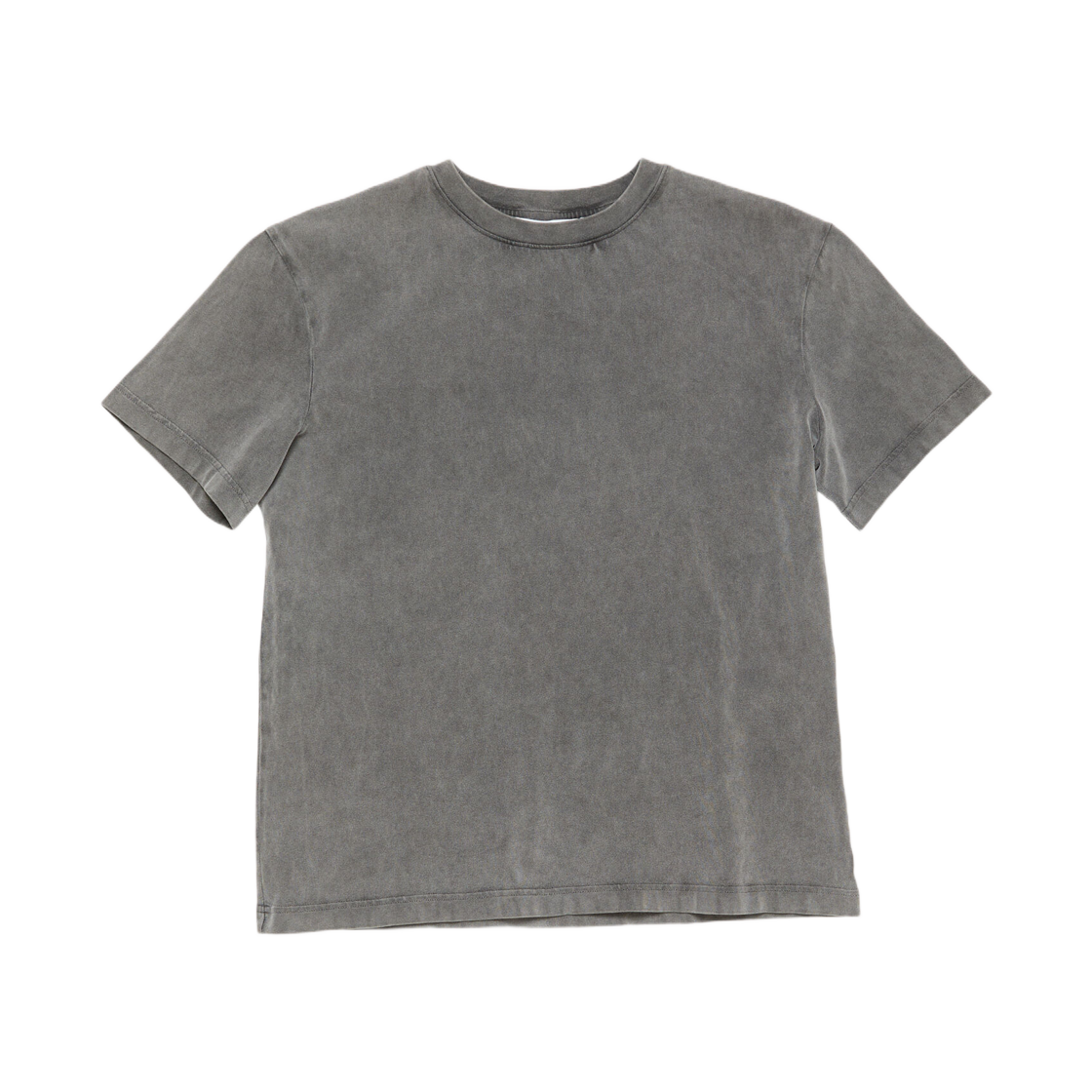 CL0352-BM0 Acne Studios Cotton Crewneck T-Shirt Faded Black