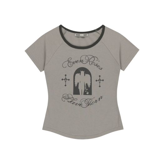 Tシャツ・カットソー [NIIER NOR] PAINT CROSS BUTTON DOWN TEE SHOP - View all - NIIER NOR