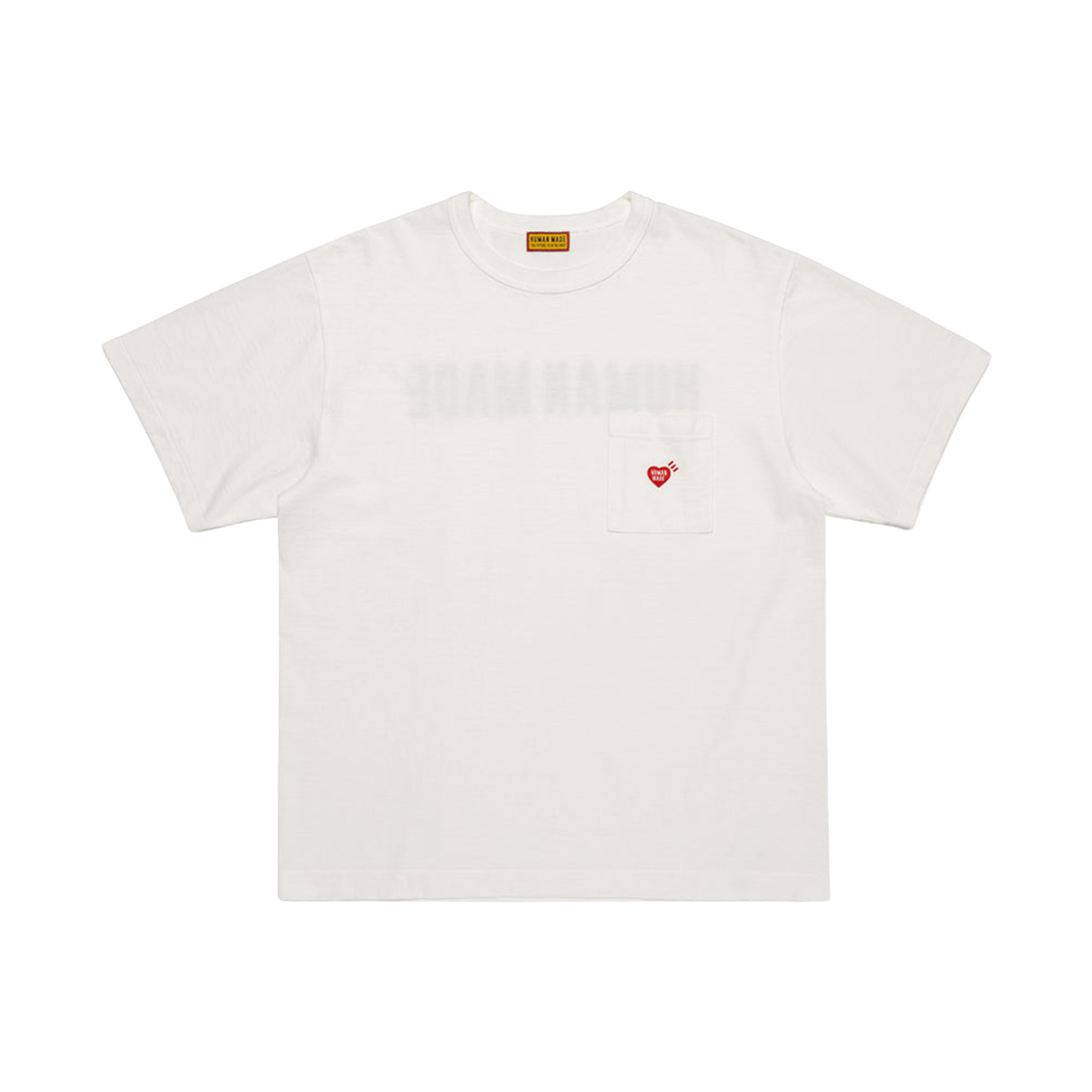 휴먼 메이드 하트 포켓 티셔츠 화이트(Human Made Heart Pocket T-Shirt White)