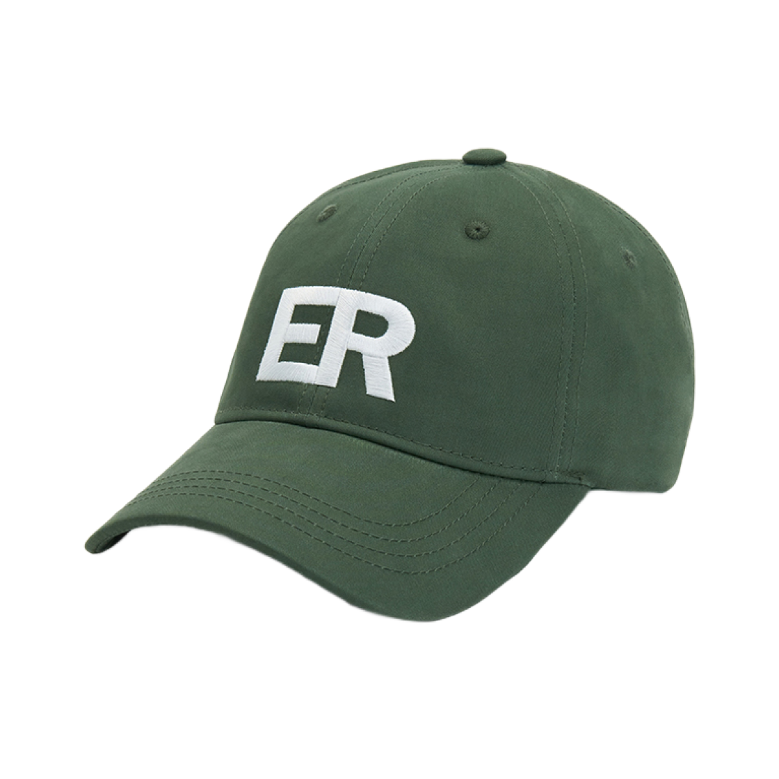 에르에르 자수 ER 로고 아트워크 베이스볼 캡 그린(ERER Embroidered ER Logo Artwork Baseball Cap Green)
