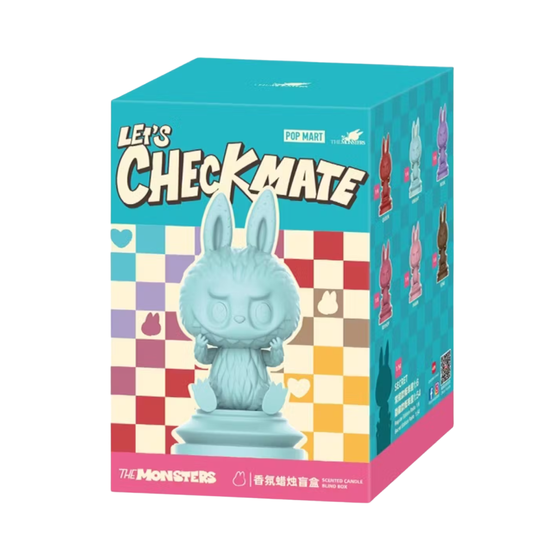 팝마트 더 몬스터즈 체크메이트 시리즈 센티드 캔들 퀸 (개봉 박스)(Pop Mart The Monsters Checkmate Series Scented Candle Queen (Opened Case)) - 2