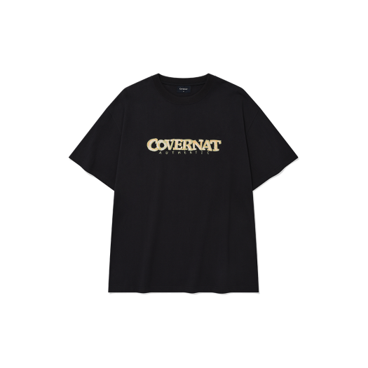커버낫 네온 로고 다잉 티셔츠 라임 | COVERNAT | KREAM