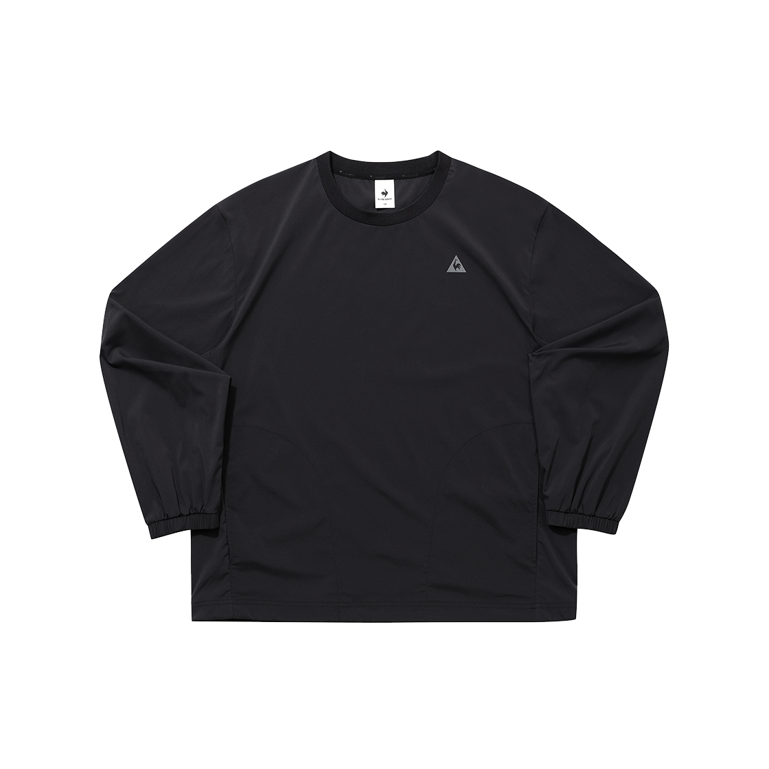 QQ323LWT81_BLK0 le coq sportif Unisex Loose-Fit back graphic Piste Black