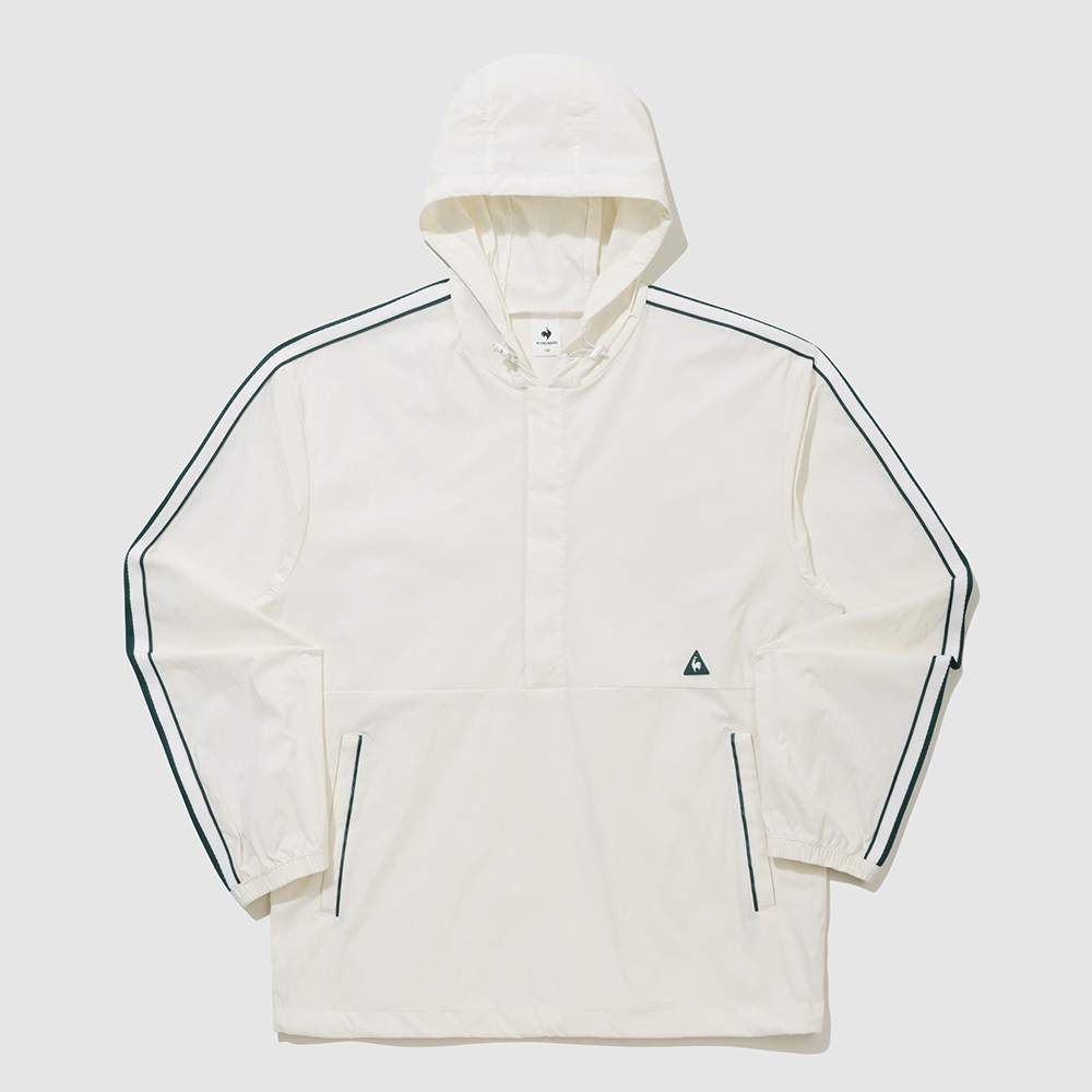 르꼬끄 스포르티브 유니 선데이 아노락 홑겹 자켓 - 아이보리(QQ323LJK82)(le coq sportif Unisex Sunday half-zip jacket Ivory) - 2