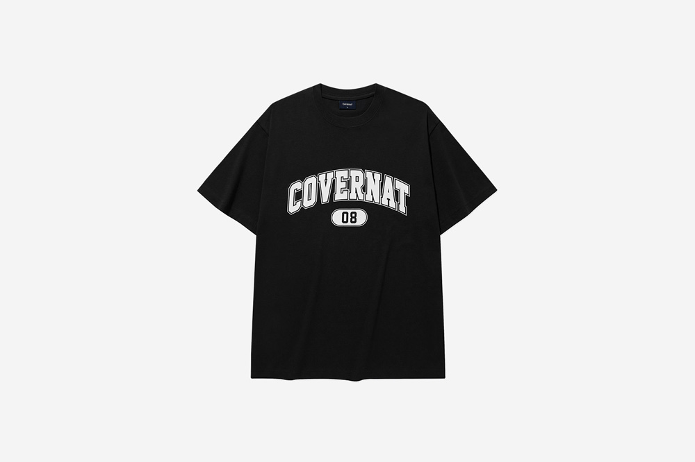 커버낫 아치 08 로고 티셔츠 블랙 | COVERNAT | KREAM