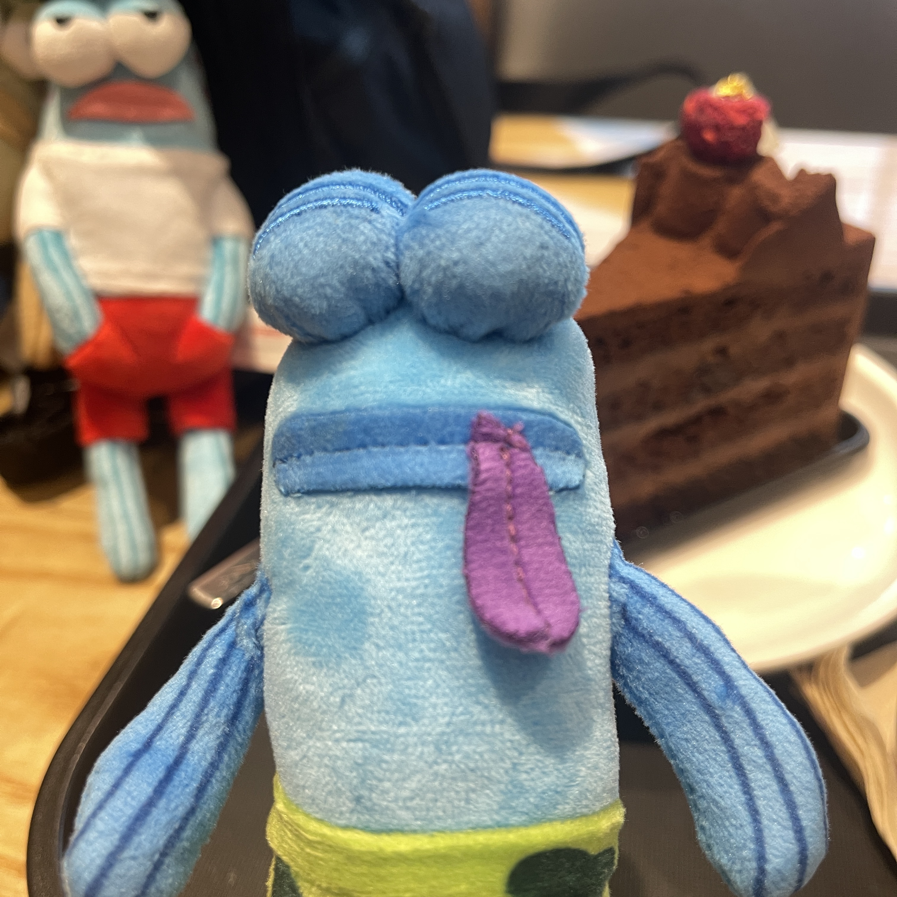 Pop Mart Bikini Bottom Buddies Whimsical Plush Cool Fish (Opened Case), Pop Mart Bikini Bottom Buddies Whimsical Plush Flat Fish (Opened Case) 착용 스타일 - 3