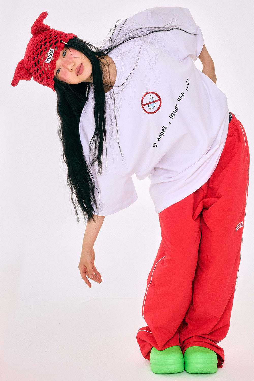 【YEGG】韓国人気新作★ Wings Off Tee 예그 윙오프티 그레이 | YEGG | KREAM