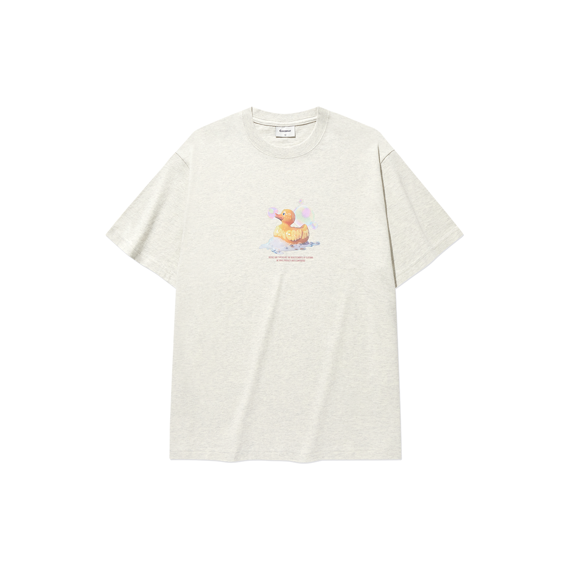 Tシャツ・カットソー COVERNAT Bubble Rubber Duck Graphic T-Shirt Oatmeal Bubble Rubber Duck Graphic T-Shirt Oatmeal - Covernat | 60