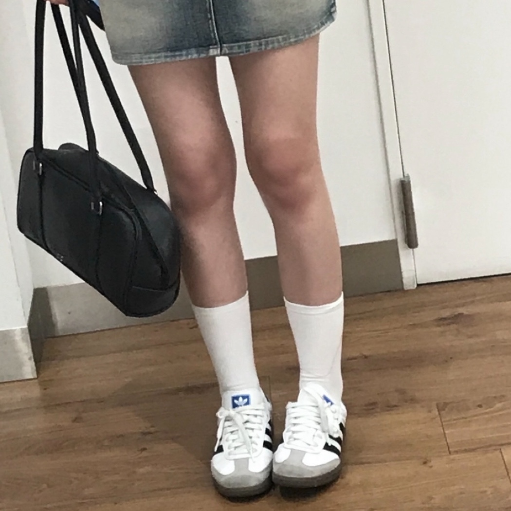 Adidas Samba OG Cloud White 착용 스타일