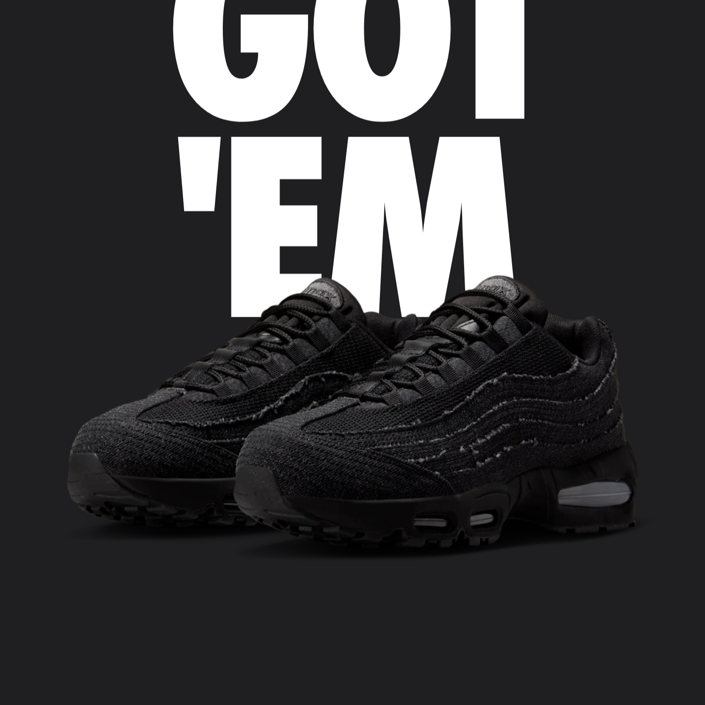 Nike x Levi's Air Max 95 Black 착용 스타일
