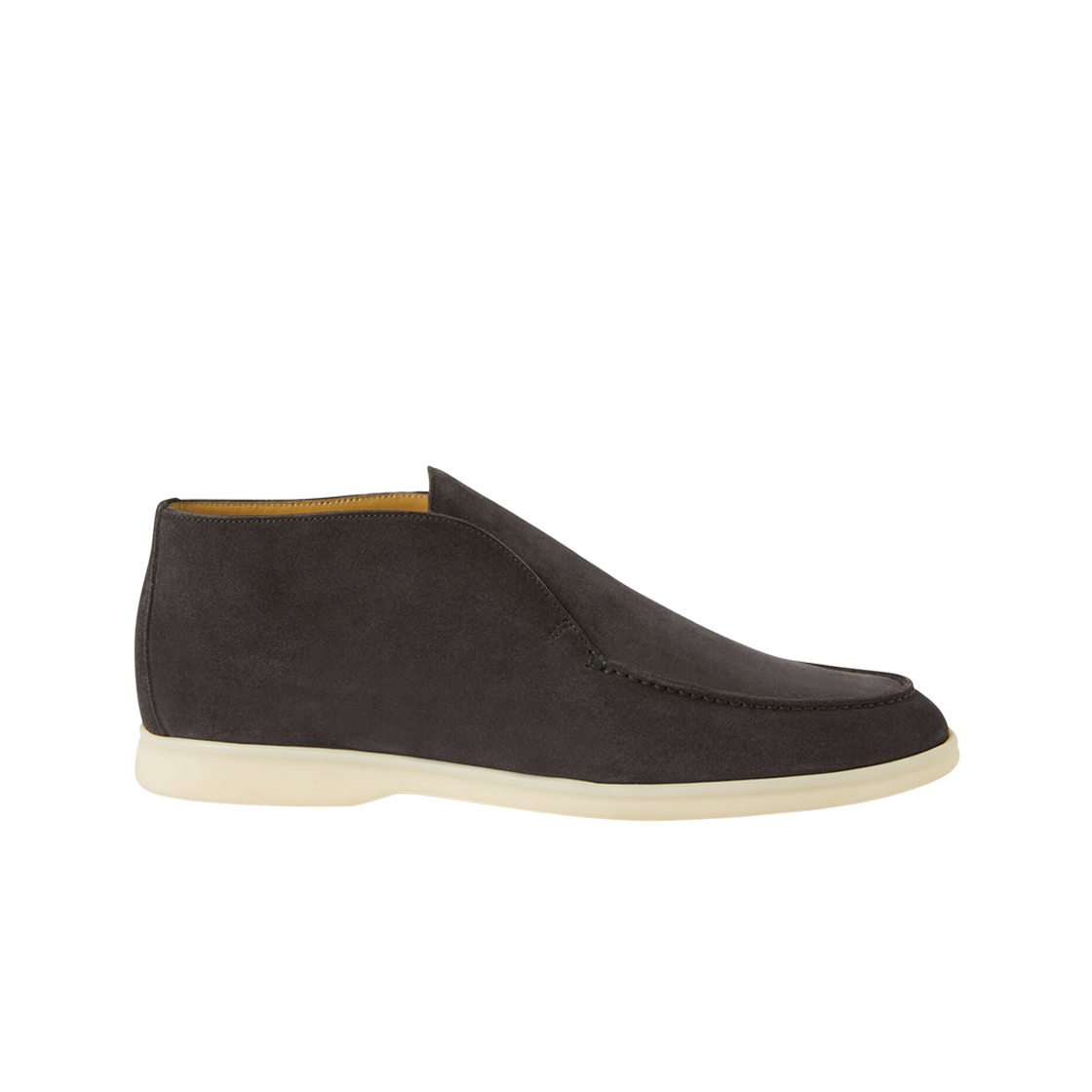 로로 피아나 오픈 스웨이드 워크 앵클 부츠 캐비어(Loro Piana Open Suede Walk Ankle Boot Caviar)