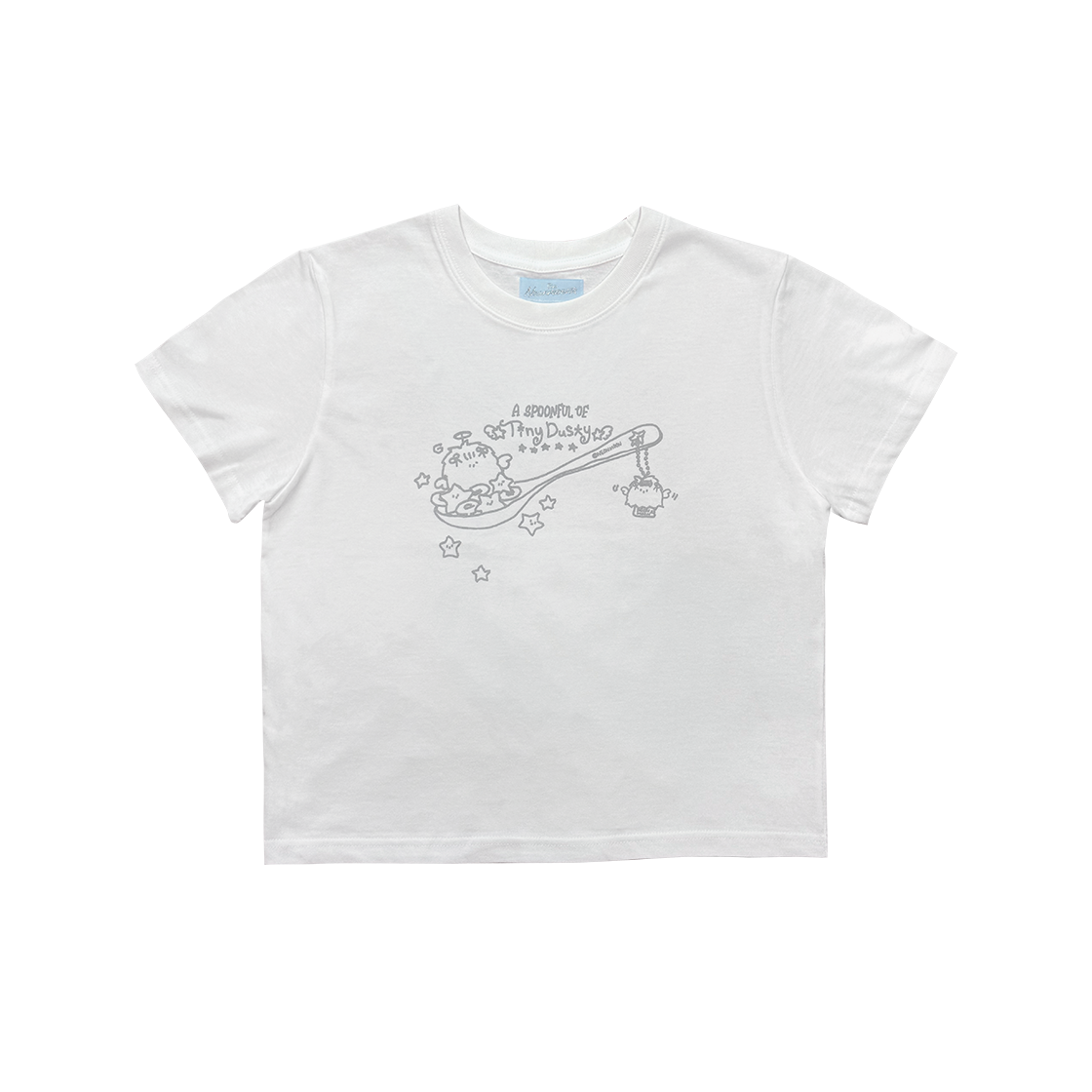 spoon_dusty_t The NEONMOON  A spoonful of Dusty T-Shirt White