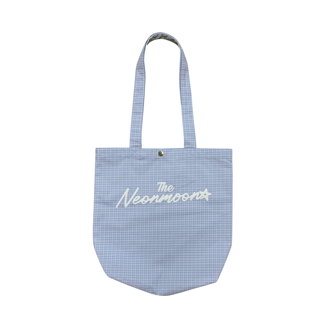 totebag_bluecheck The NEONMOON Tote Bag Blue Check