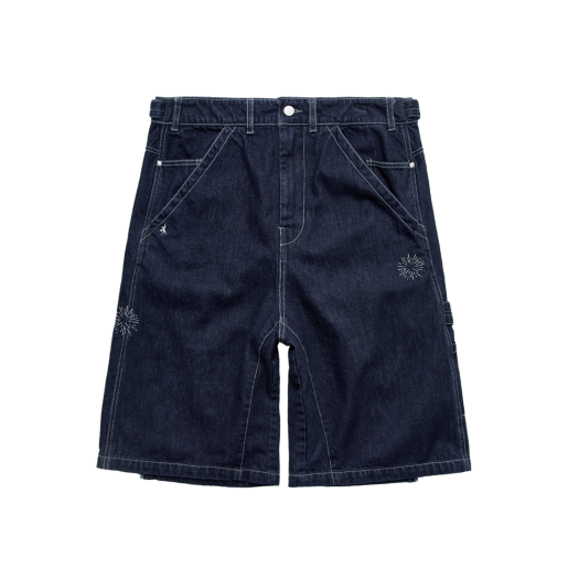 PL5OSP0301IM Polyteru 1/2 Hammer Denim Pants Mid Indigo