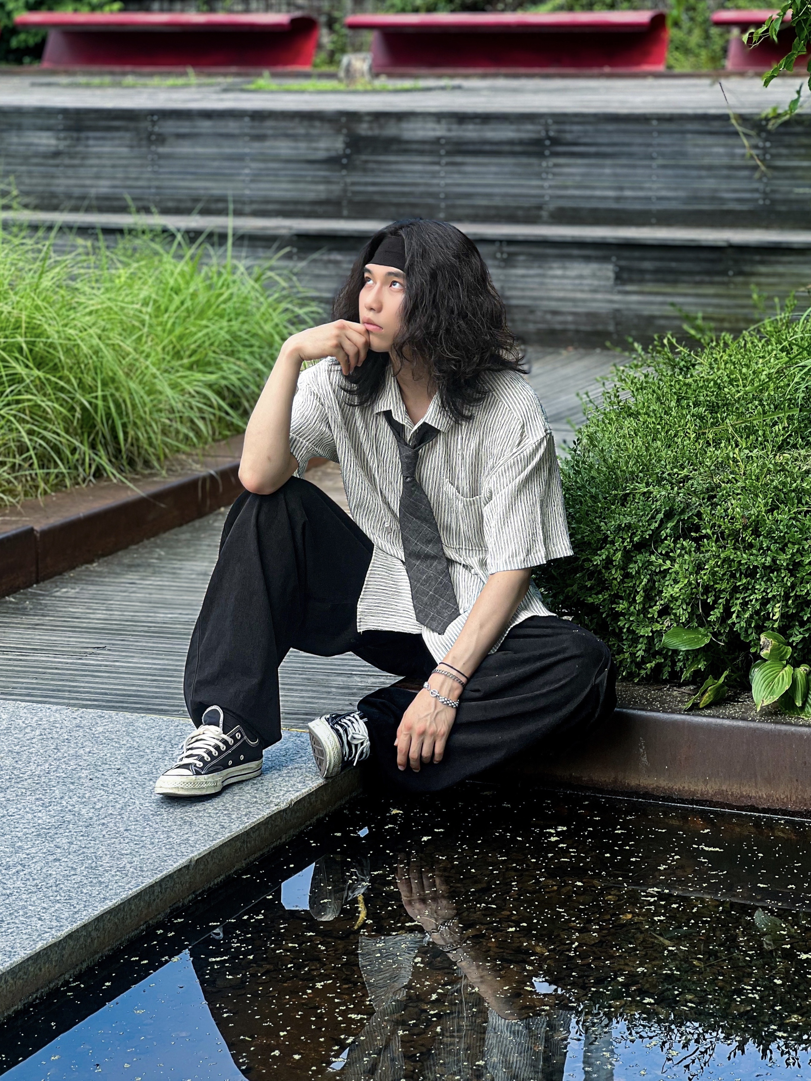 Converse Chuck 70 Ox Black - Standard 착용 스타일 - 3