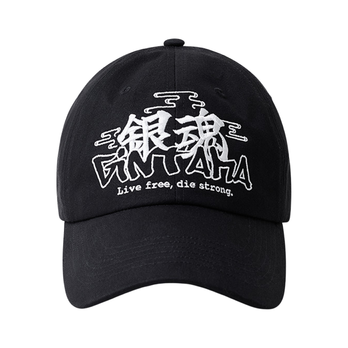 스파오 x 은혼 볼캡 블랙(Spao x Gintama Ball Cap Black)