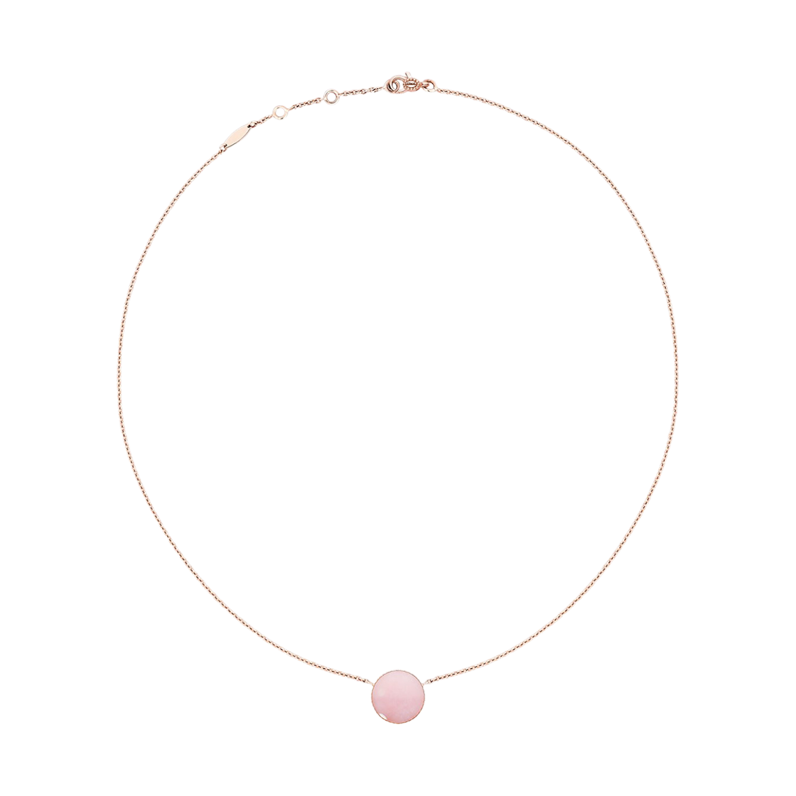 (W) 디올 로즈 드 방 네클리스 핑크 오팔 핑크 골드 다이아몬드((W) Dior Rose des Vents Necklace Pink Opal Pink Gold Diamond) - 2