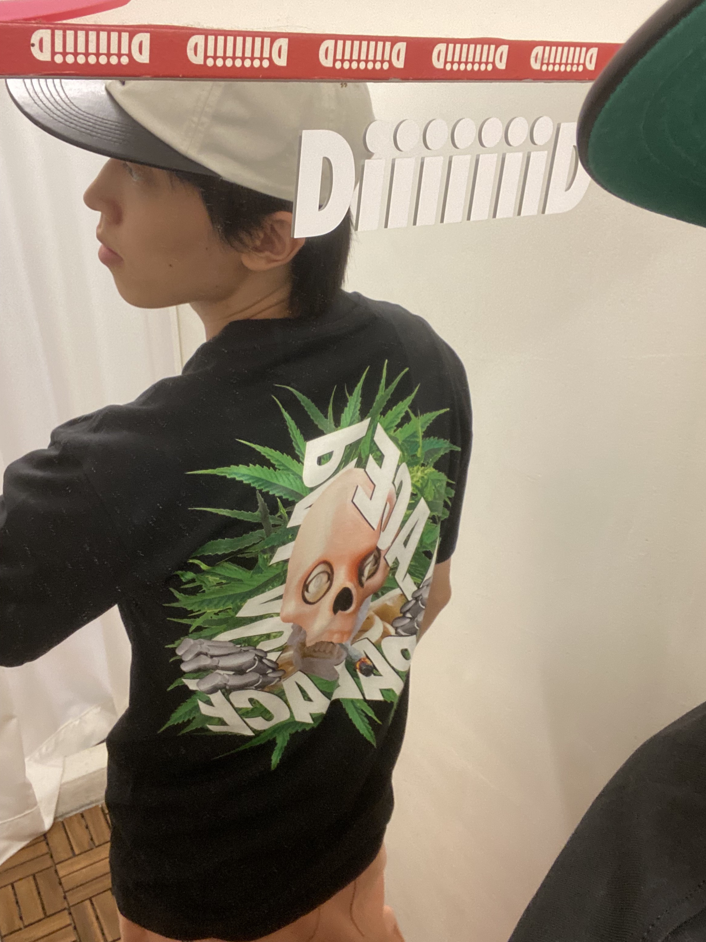 Palace Parrot Palace-3 T-Shirt Blue - 20FW, Human Made Skater Pants Black 착용 스타일 - 6