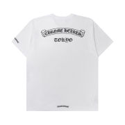 Chrome Hearts Scroll Logo T-Shirt White - Tokyo Exclusive