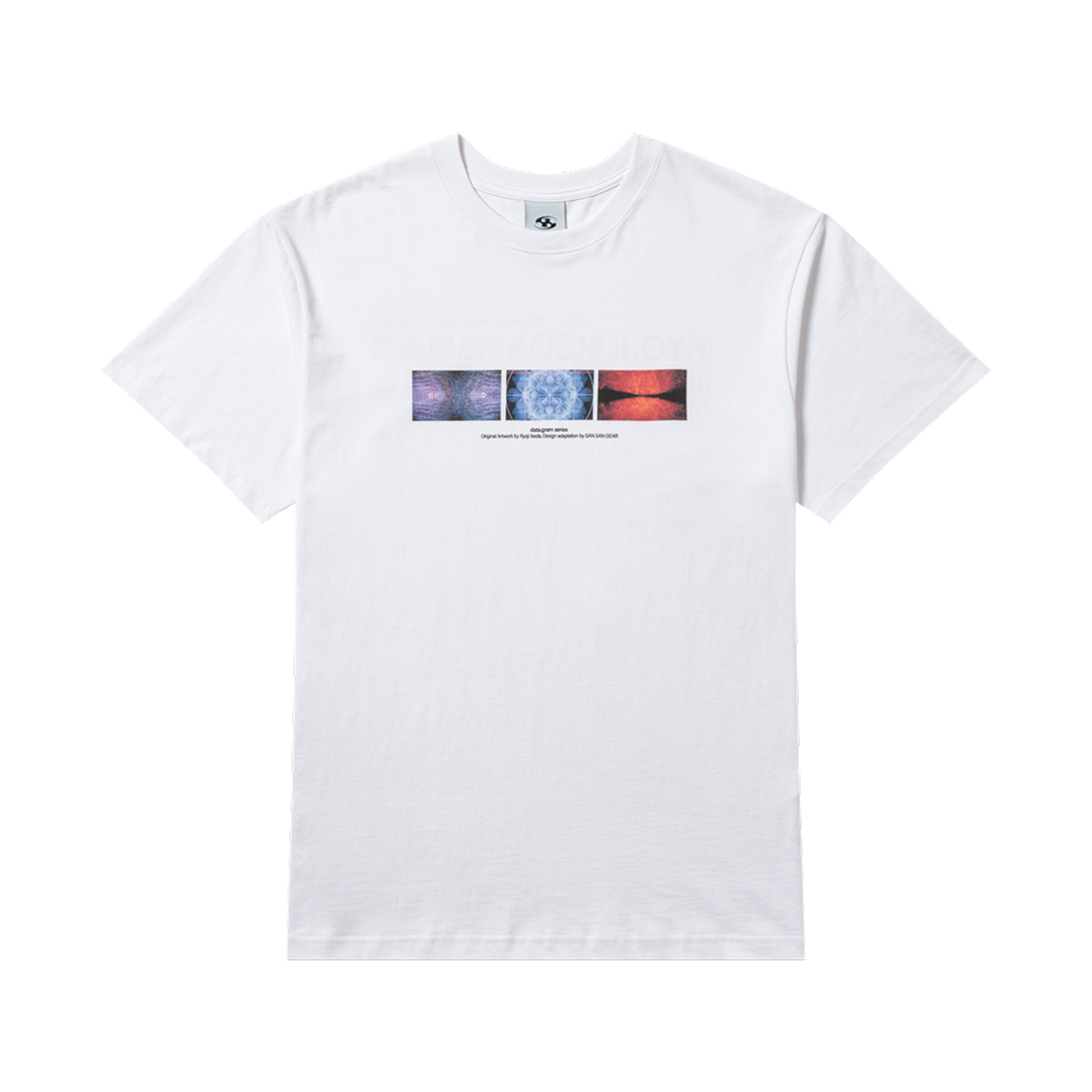 SG2502TSTS52WH Sansan Gear x National Asian Culture Center Ryoji Ikeda Data Gram Series T-Shirt White