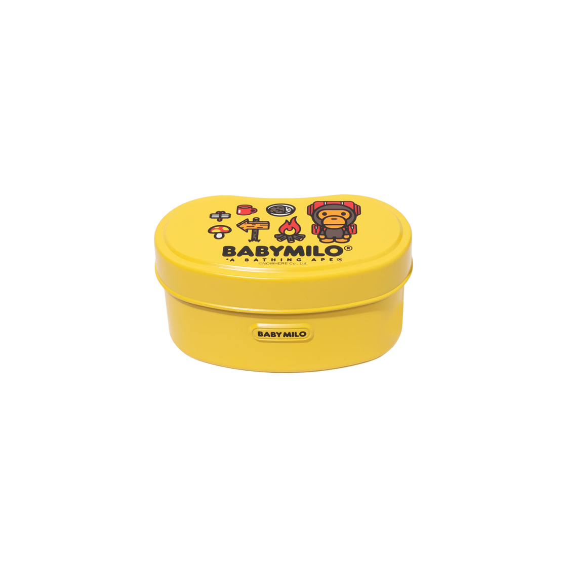 - (Kids) BAPE Baby Milo Mess Tin Lunch Box Yellow
