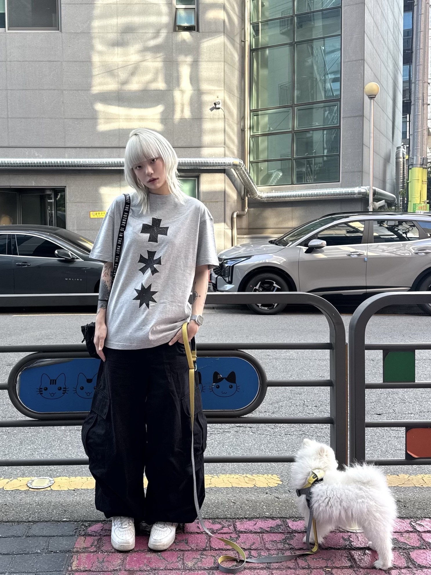 Human Made Military Pouch Small Black, (W) Nike Air Force 1 Low '07 LX Chrome Luxe 착용 스타일 - 3