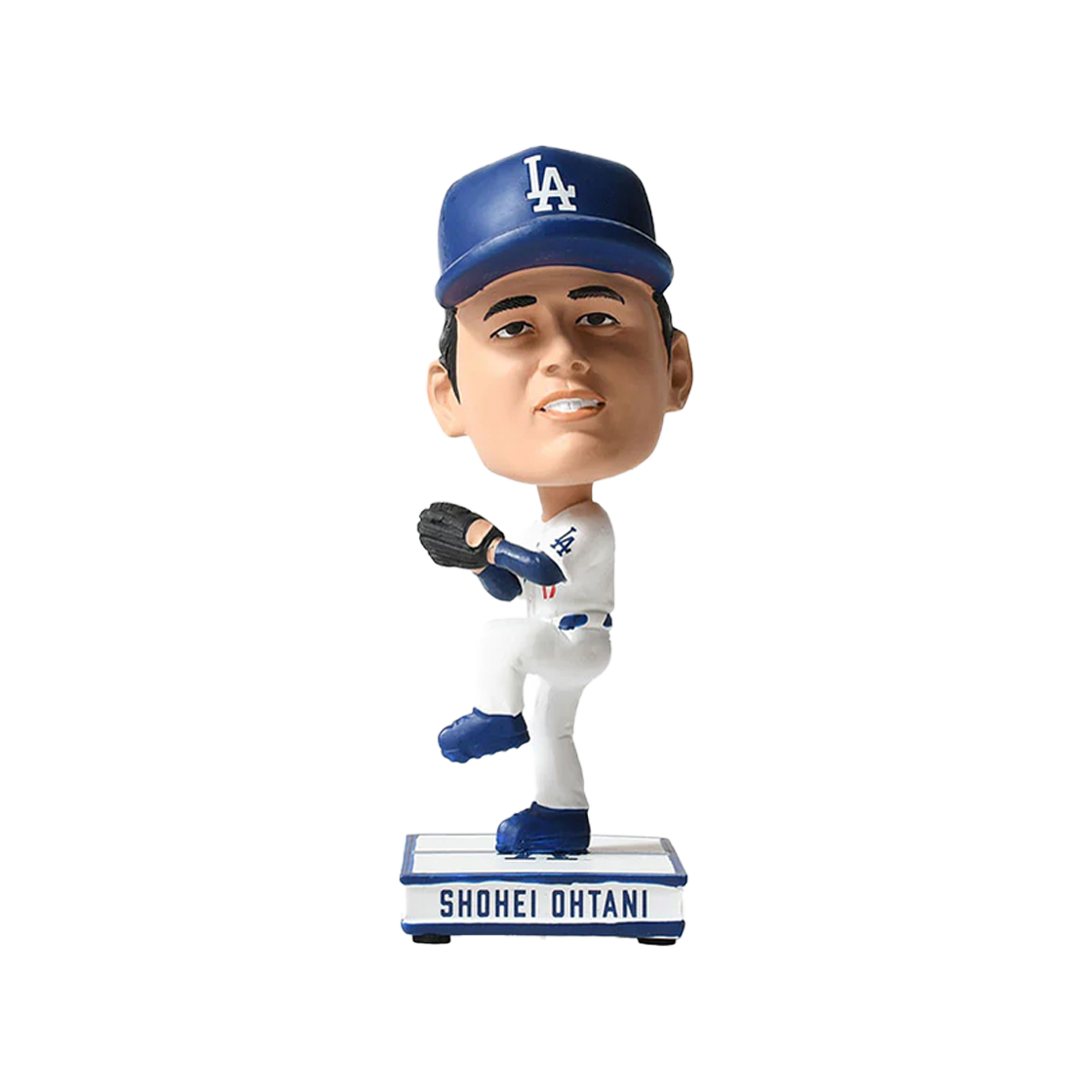 HG25SSSOPH R&Co. Foco Shohei Ohtani La Dodgers 4.5 Inch Pitching Home Jersey Mini Bighead Square Base