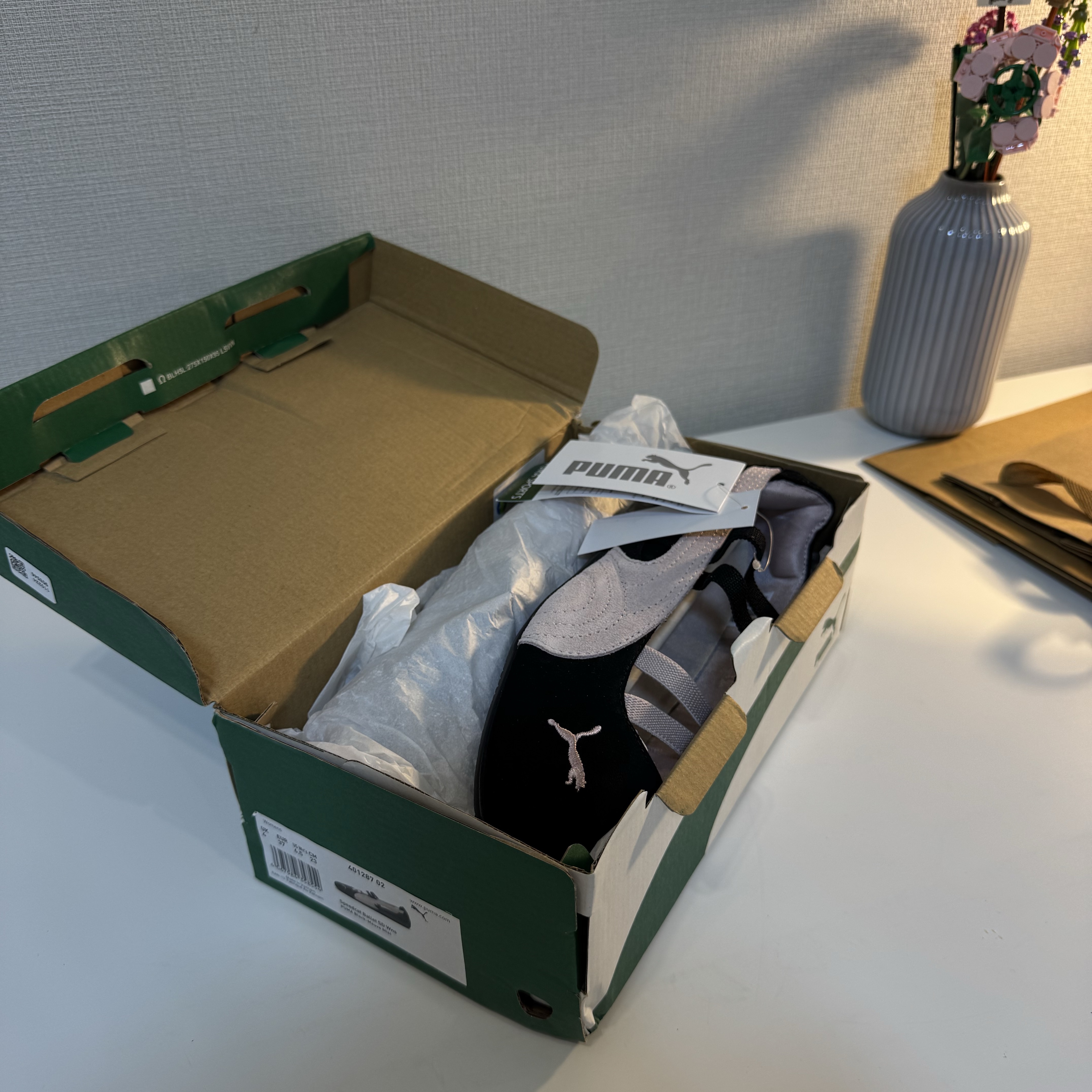 (W) Puma Speedcat Ballet Suede Puma  Black Mauve Mist 착용 스타일