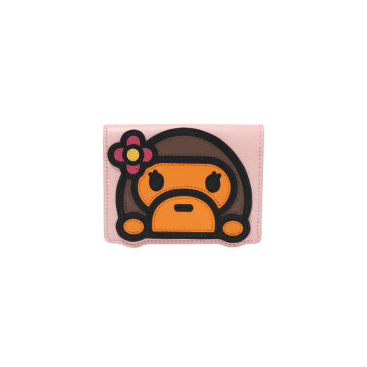 - BAPE Baby Lisa Leather Wallet Special Preorder Pink
