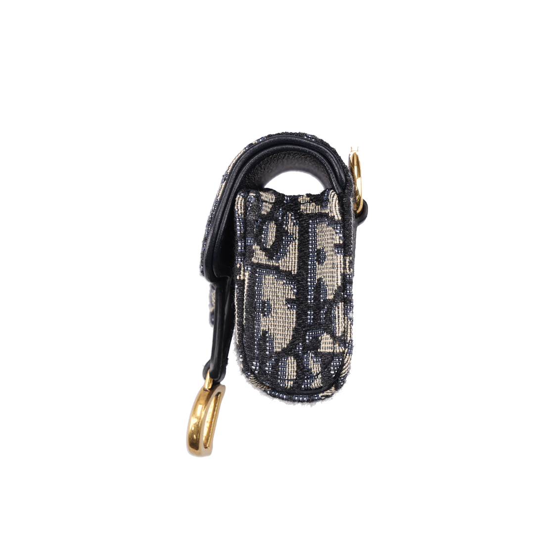 [A등급] 디올 S5675CTZQ 새들 에어팟 프로 케이스 블루 디올 오블리크 자카드([A등급] Dior Vintage Saddle Airpods Pro Case Blue Dior Oblique Jacquard) - 4