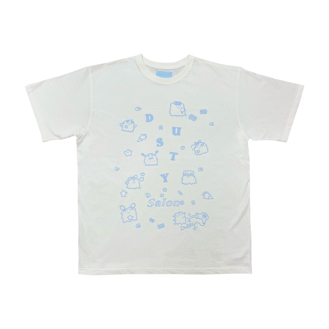 illust_T_cream The NEONMOON Dusty Illust Pattern T-Shirt Cream