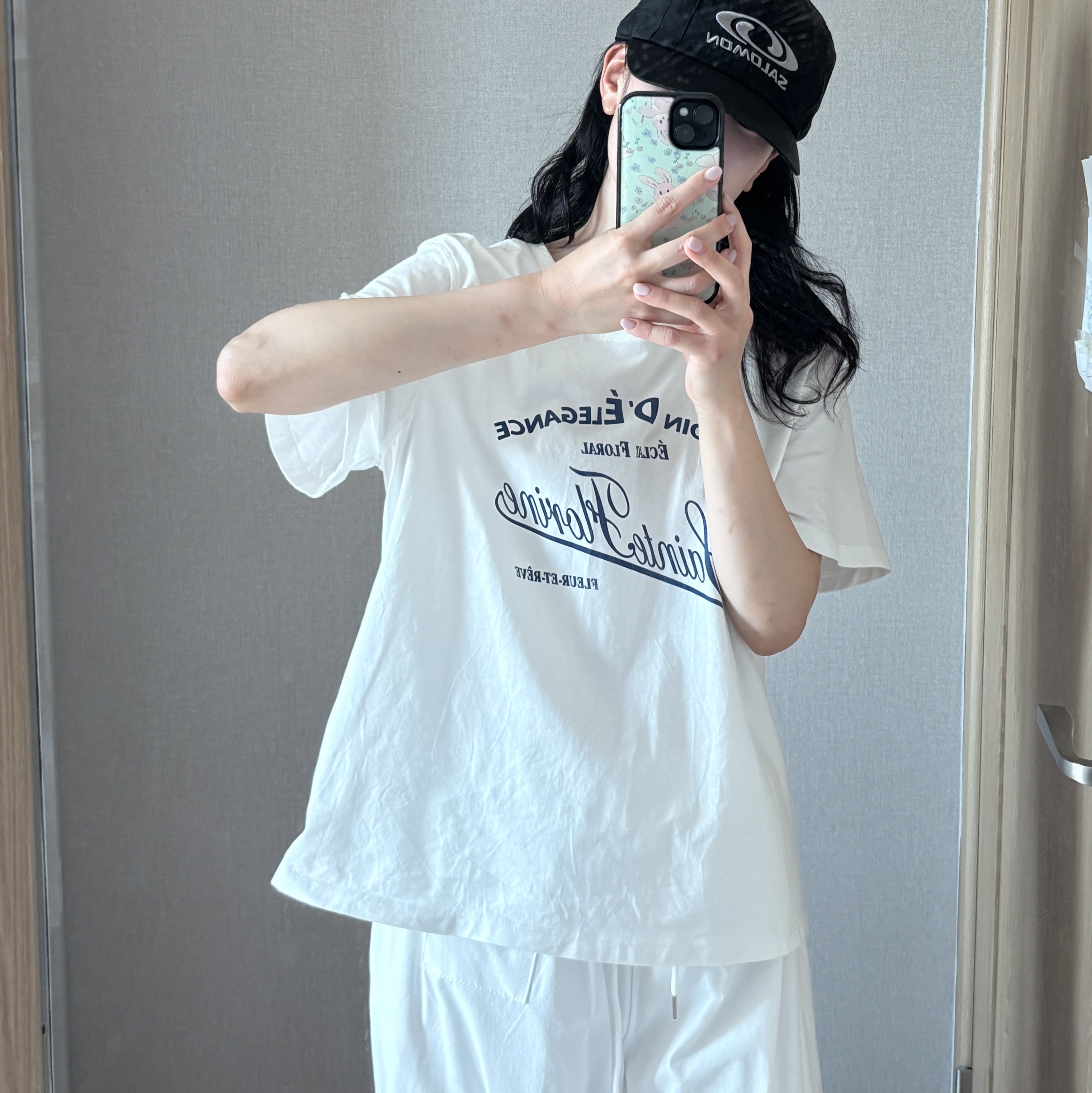Salomon Link Camp Cap Black 착용 스타일 - 3