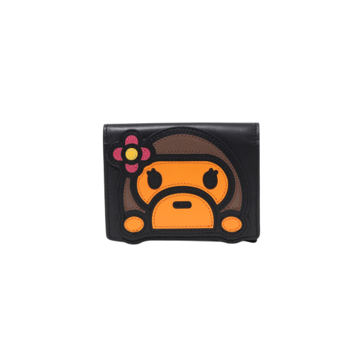 - BAPE Baby Lisa Leather Wallet Special Preorder Black