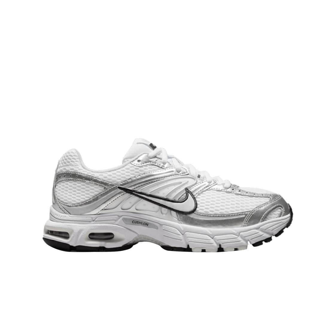 (W) 나이키 에어맥스 모토 2K 화이트 메탈릭 실버((W) Nike Air Max Moto 2K White Metallic Silver)