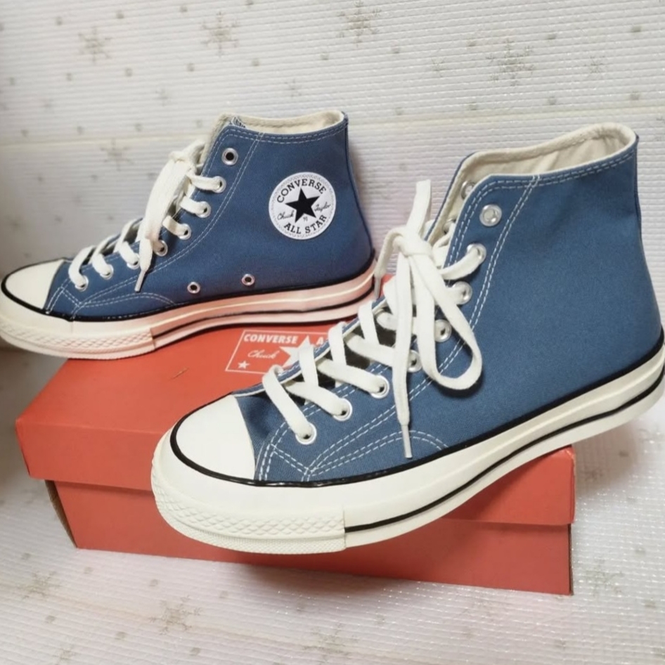 Converse Chuck 70 High Seasonal Color Deep Waters 착용 스타일