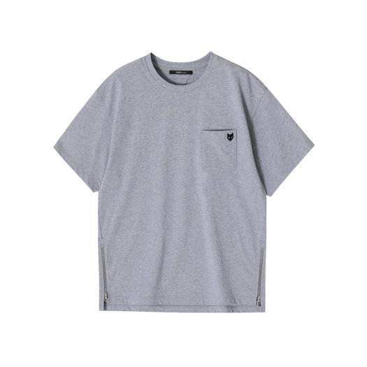SH5TS856MG SONGZIO ZZERO Panthera T Shirt Melange Grey