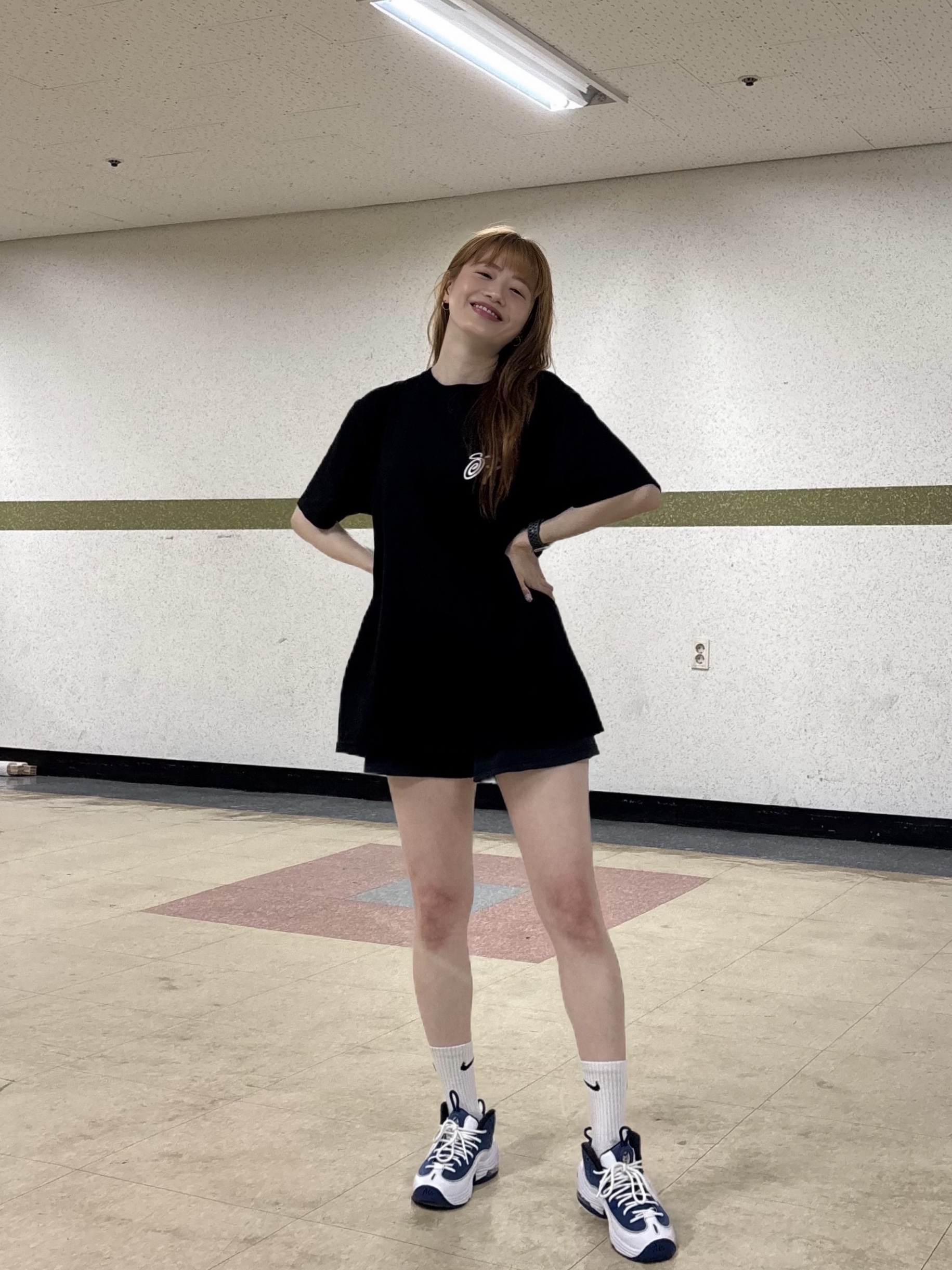 Stussy x Patta Sound Connection T-Shirt Black, Nike Air Penny II Atlantic Blue 착용 스타일 - 5