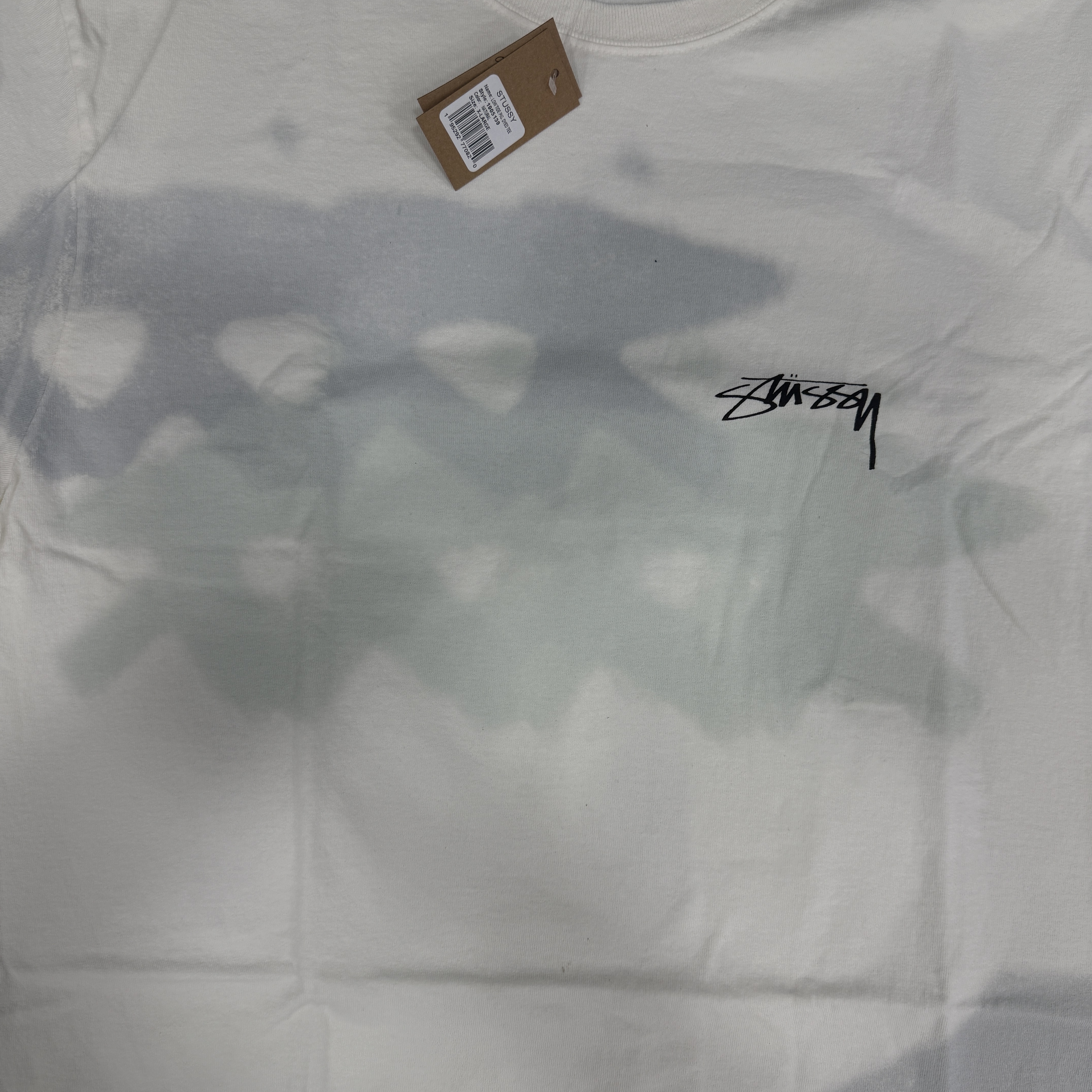 Stussy Low Tide Pigment Dyed T-Shirt Natural 착용 스타일 - 2