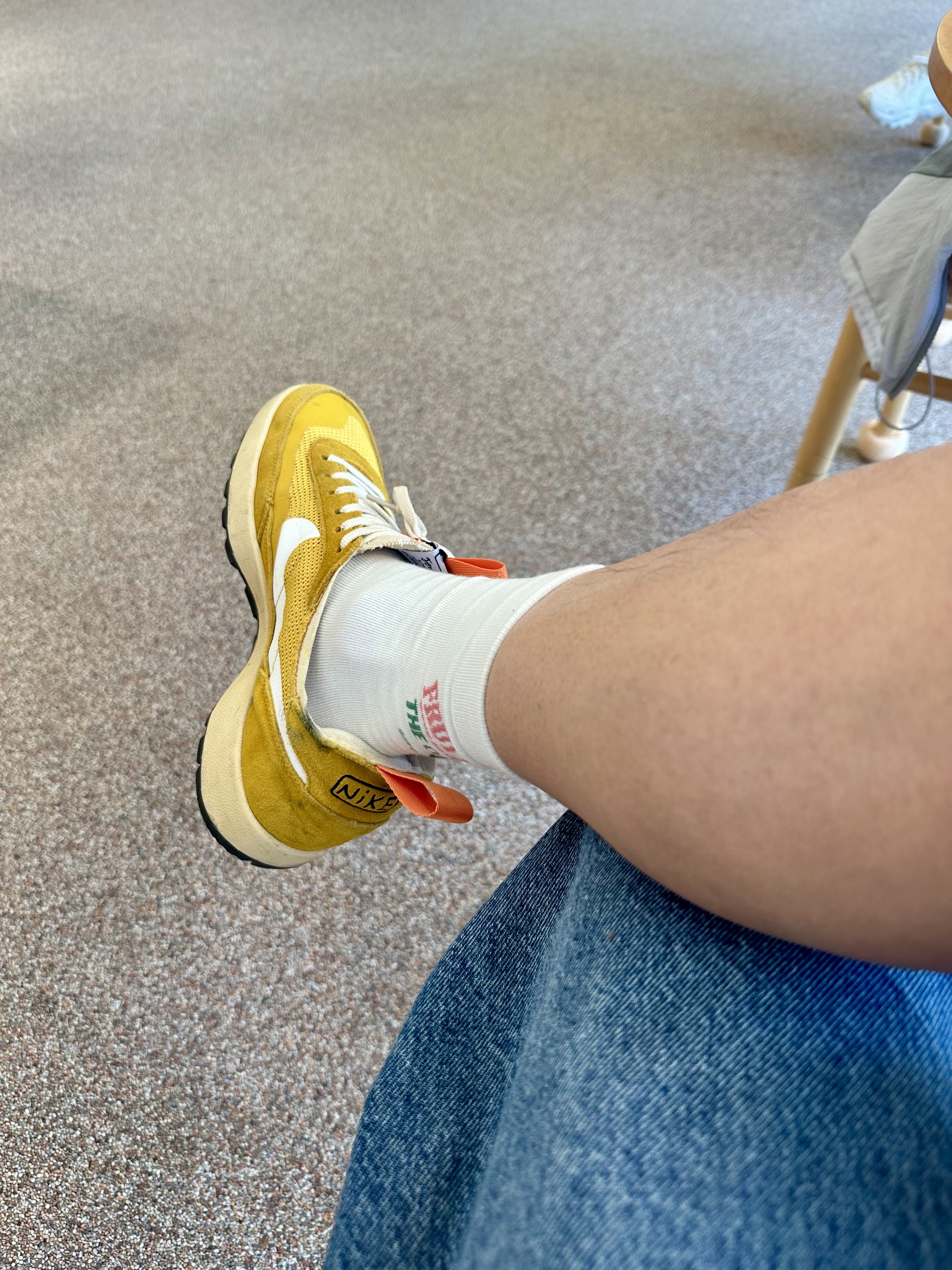 Aime Leon Dore Unisphere Evening Blue, Nike x Tom Sachs General Purpose Shoe Archive 착용 스타일 - 1