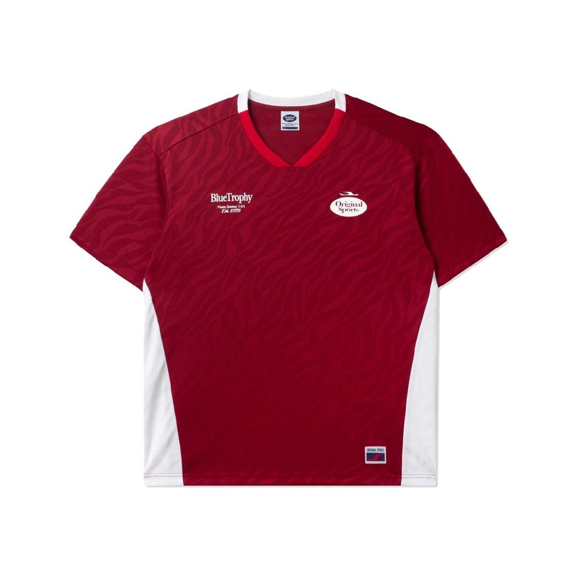 프로-스펙스 하프 슬리브 스포츠 저지 레드(PRO-SPECS Half Sleeve Sports Jersey Red)