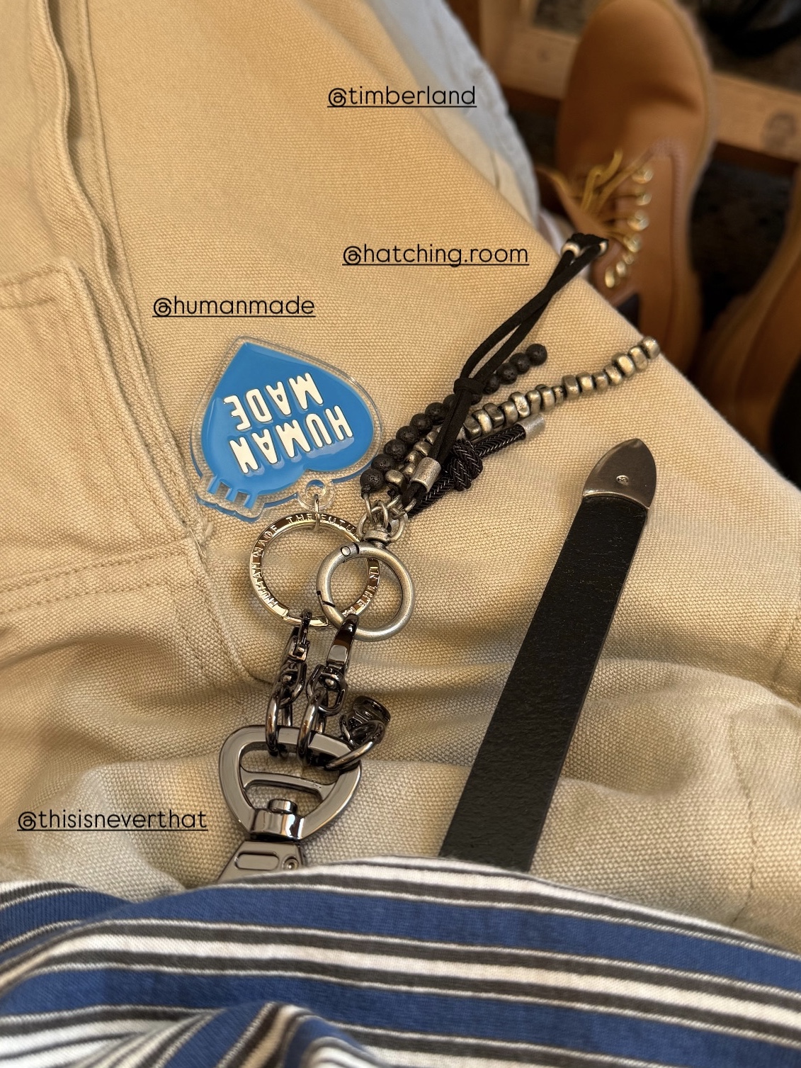 Timberland Premium 6 inch Waterproof Boot Wheat Nubuck - Wide, TOWTOW.ARCHIVE Eclipse Bracelet Blue 착용 스타일 - 3