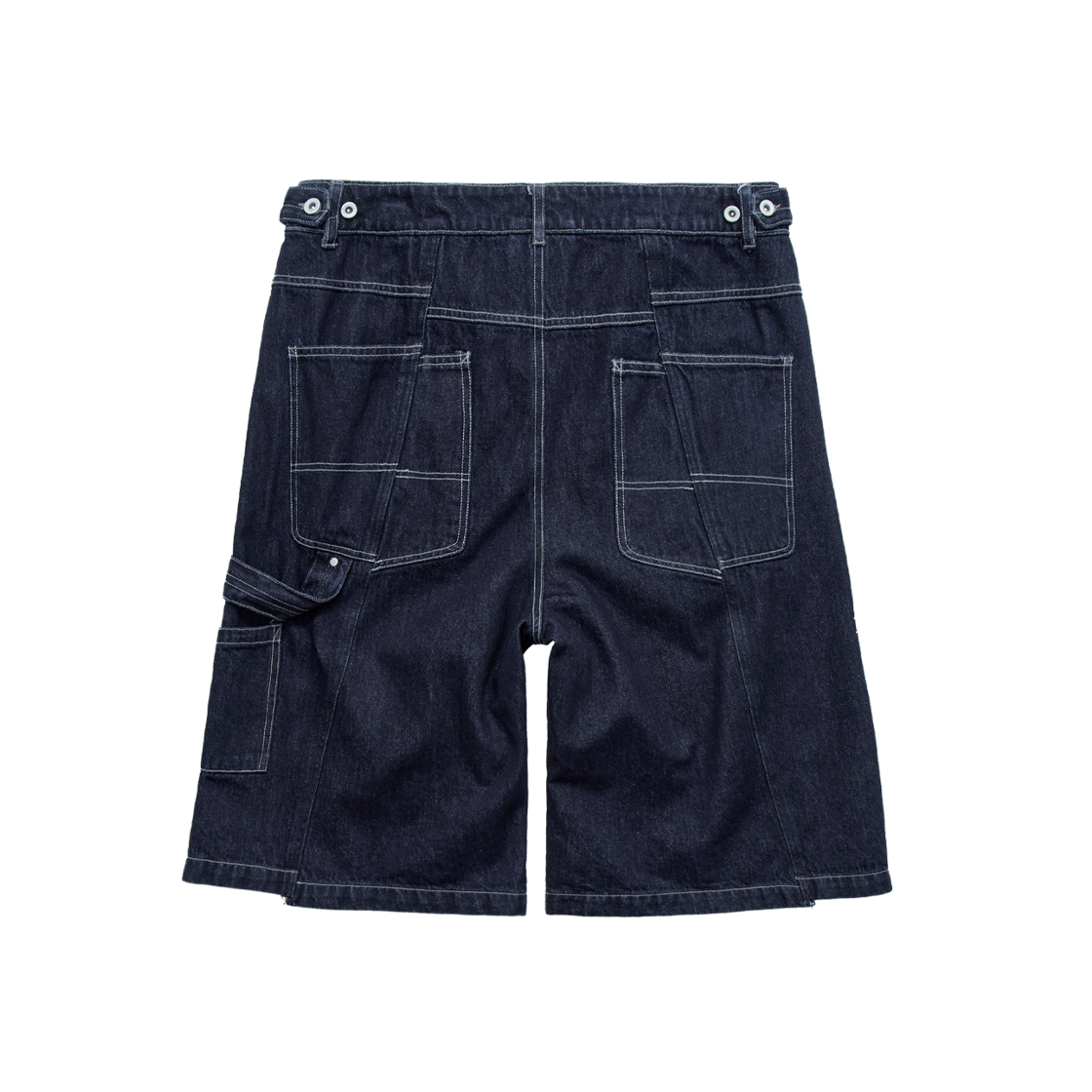 PL5OSP0301IM Polyteru 1/2 Hammer Denim Pants Mid Indigo - #2