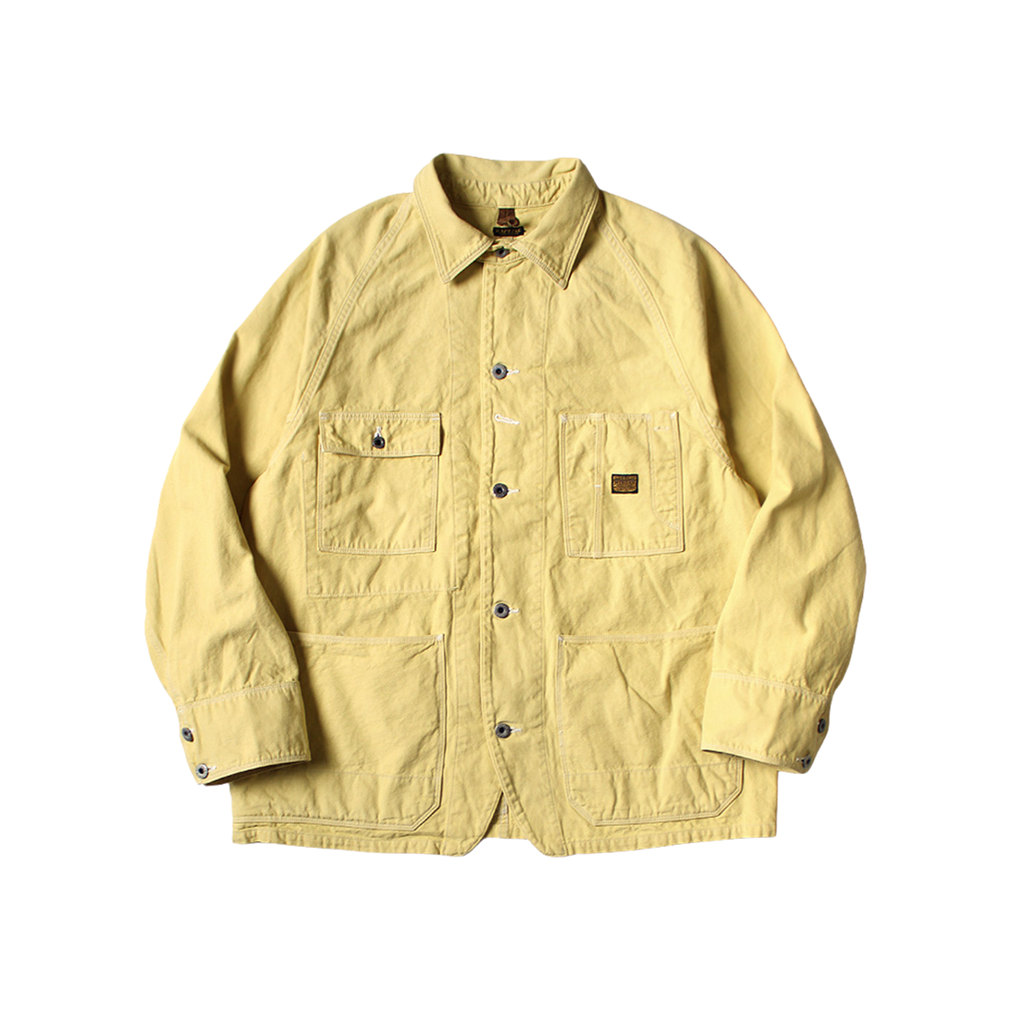 캐피탈 캔버스 캑터스 커버올 선페이드 옐로우(Kapital Canvas Cactus Coverall Sunfade Yellow) - 1