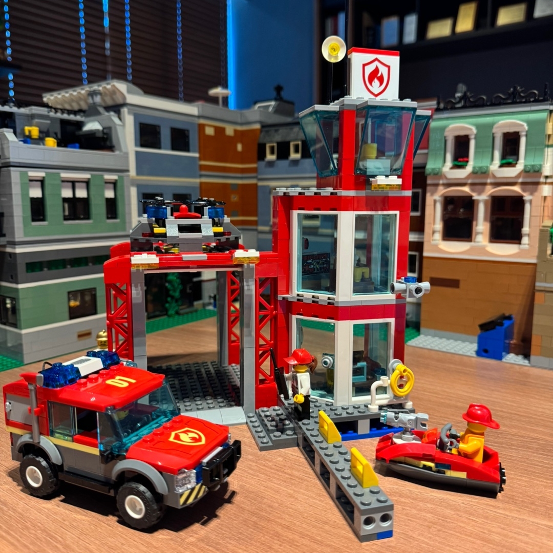 Lego City Fire Station 착용 스타일