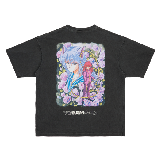 YUYUHAKUSHO-005-2 The Sugar Punch YUYUHAKUSHO S/S T-Shirt 005 Black