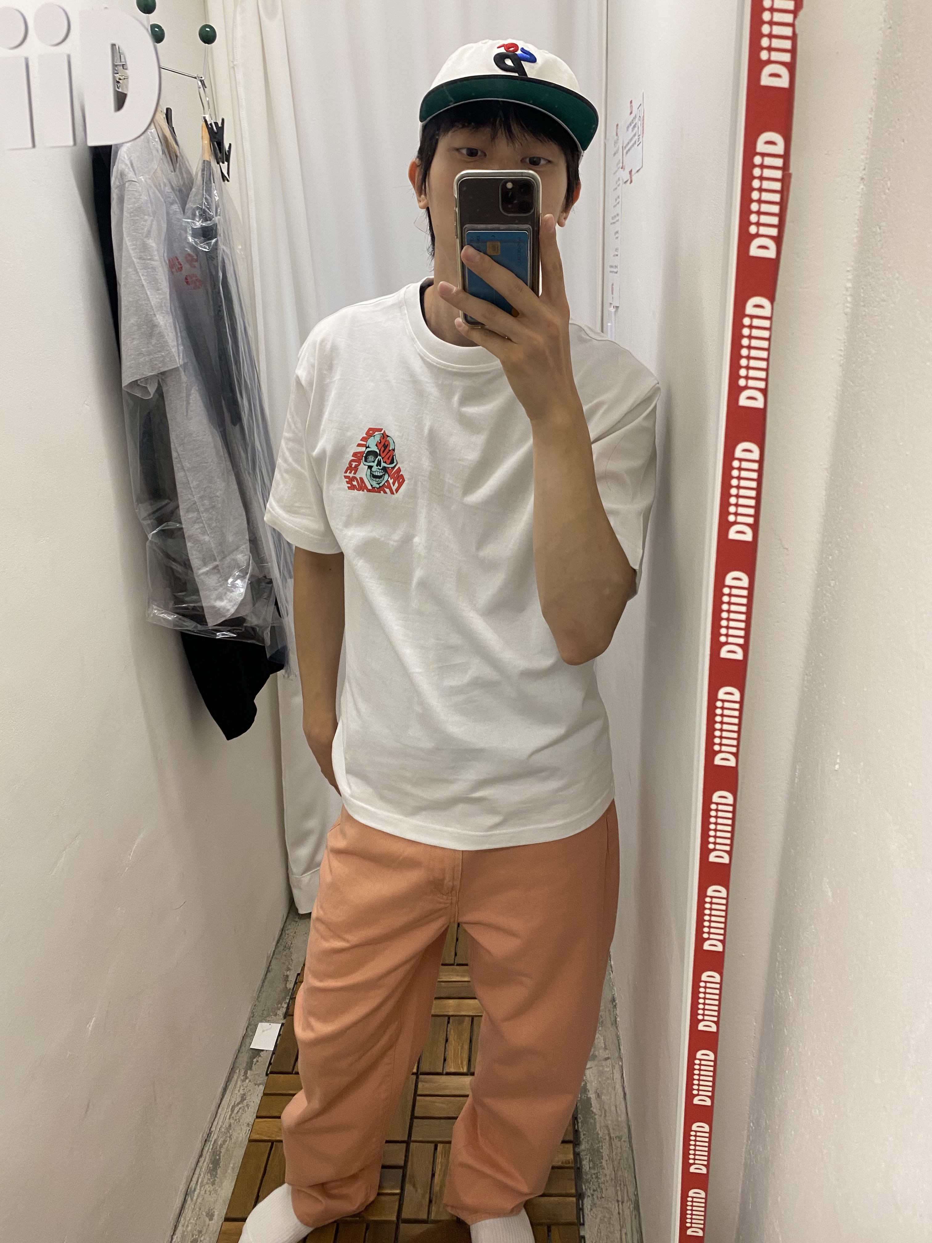 Palace Parrot Palace-3 T-Shirt Blue - 20FW, Human Made Skater Pants Black 착용 스타일 - 3