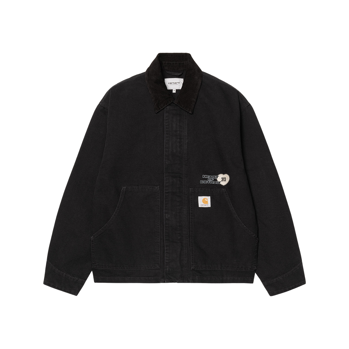 칼하트 WIP OG 알칸 그래픽 자켓 블랙 헤비 스톤 워시(Carhartt WIP OG Arcan Graphic Jacket Black Heavy Stone Wash)