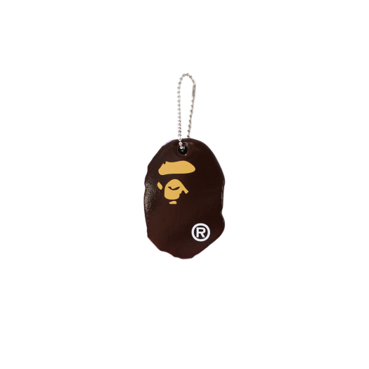 BAPE Ape Head Keychain Brown