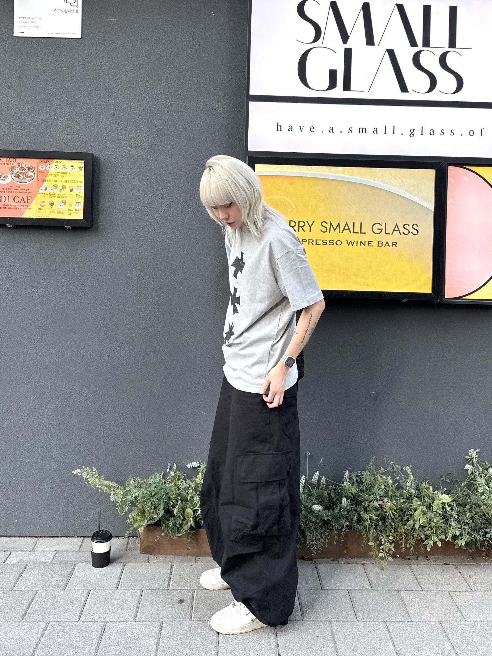 Human Made Military Pouch Small Black, (W) Nike Air Force 1 Low '07 LX Chrome Luxe 착용 스타일 - 4